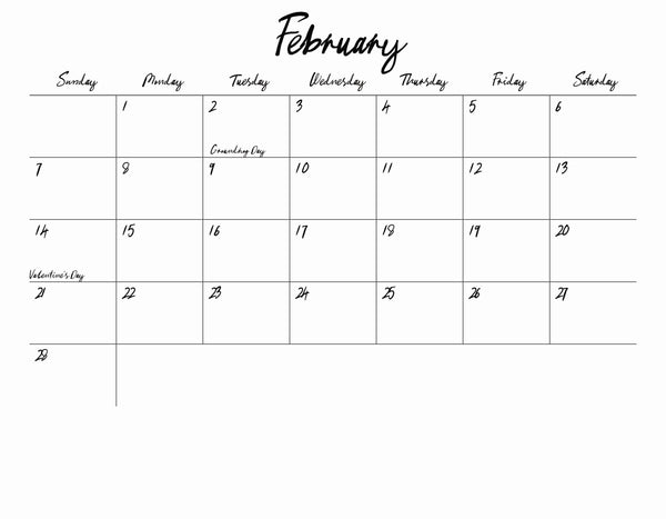 2027 Richmond, VA Art Calendar