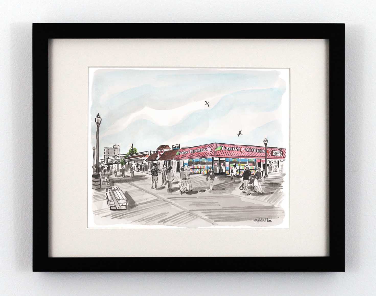 Art of Candy Kitchen on the Boardwalk in Rehoboth Beach, De. 