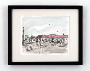 Art of Candy Kitchen on the Boardwalk in Rehoboth Beach, De. 